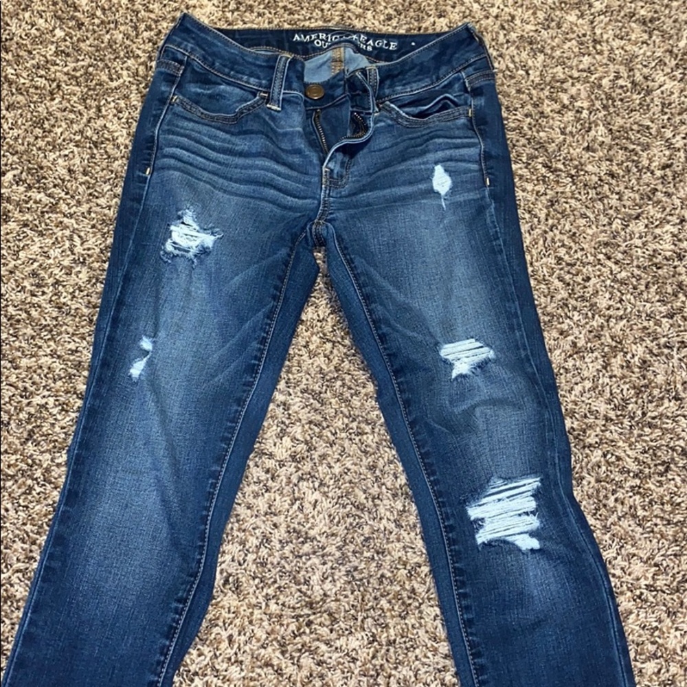 Ripped jeggings